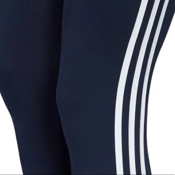 Adidas New Climalite Three Stripe Athletic Leggings S - Picture 6 of 13